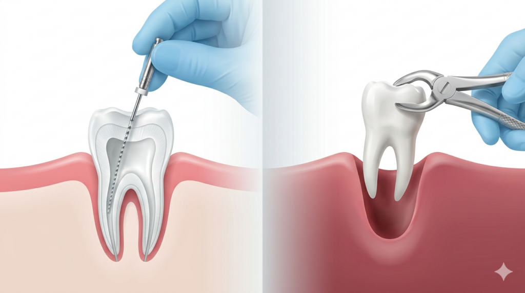 Root Canal vs Tooth Extraction